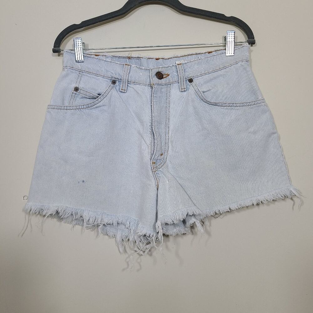 Levi's Vintage Orange The Student Destresse Short Size 30